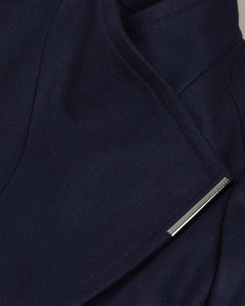 ROSEIKA-Outerwear-Wrap yourself in elegance with ROSEIKA. Our beloved wrap coat gets an upgrade with a full circle skirt and midi length. Featuring a magnetic collar closure and button fastening, this coat offers both style and functionality, so you can embrace chilly weather in style. Wrap coat with full circle skirt Midi length Wool blend Self tie belt Logo engraved hardware tips Magnetic collar closure Button fastening Long sleeves Pockets- Ted Baker Romania
